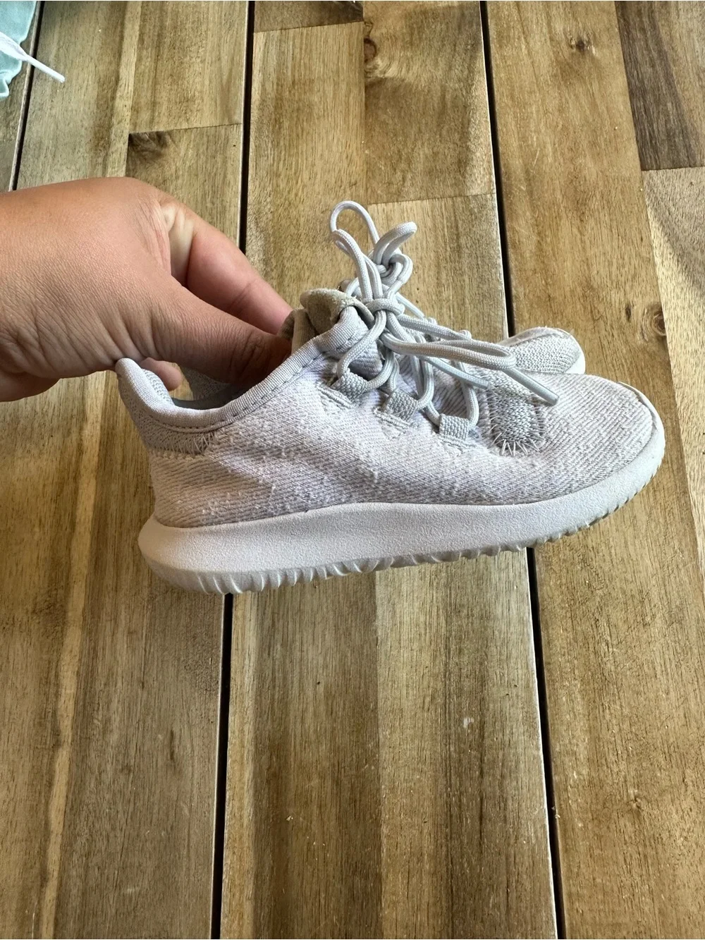 adidas Kids Light Gray Sneakers